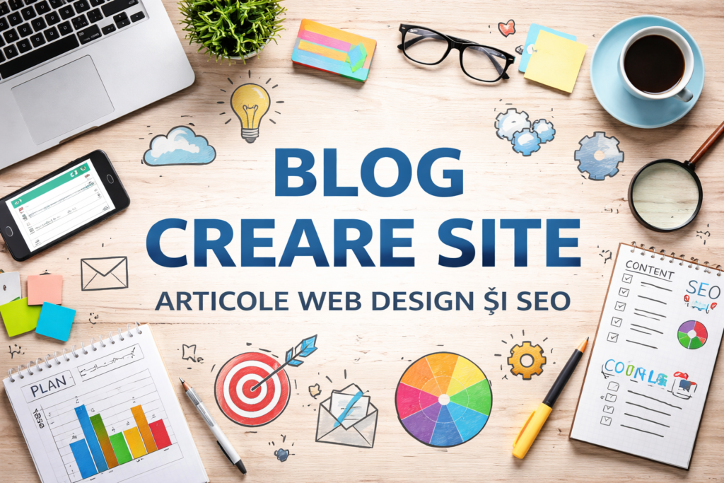 blog creare site articole web design si SEO