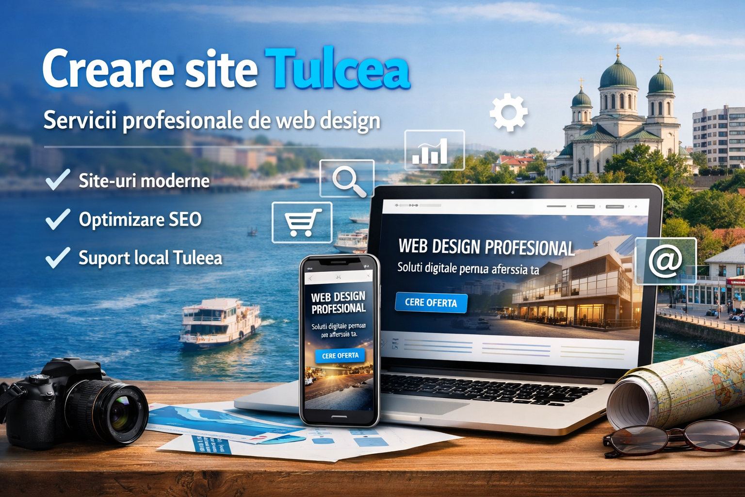 creare site Tulcea servicii profesionale web design