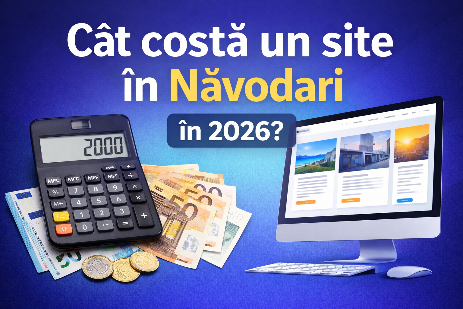 Cât costă un site în Năvodari în 2026 – prețuri și exemple pentru afaceri locale