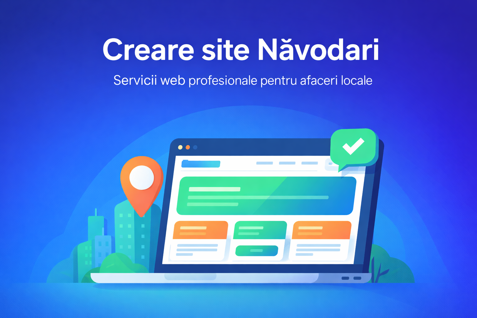 Creare site Năvodari pentru afaceri locale – servicii web profesionale